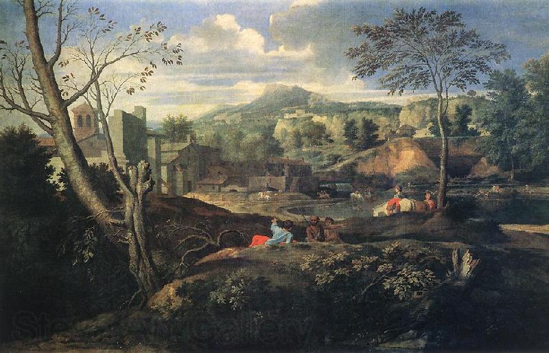 Nicolas Poussin Ideal Landscape Germany oil painting art